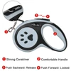 5M Nylon Dog Leash For Small Medium Dogs Automatic Retractable Pet Roulette Cute Paw Print French Bulldog Yorkshire Accessories 3