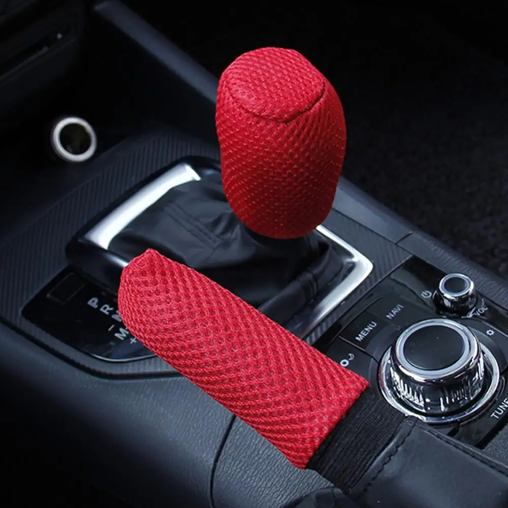 UniversalCarVehicleAntislipGearKnobCoverHandbrakeHandleSleeve