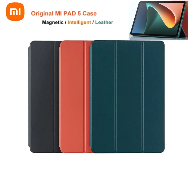 Original Xiaomi MiPad 5 Pro /Pad5 Smart Case 11inch MI PAD 5 Ultra Thin Tablet Leather Flip Shell Cover Magnetic Adsorption