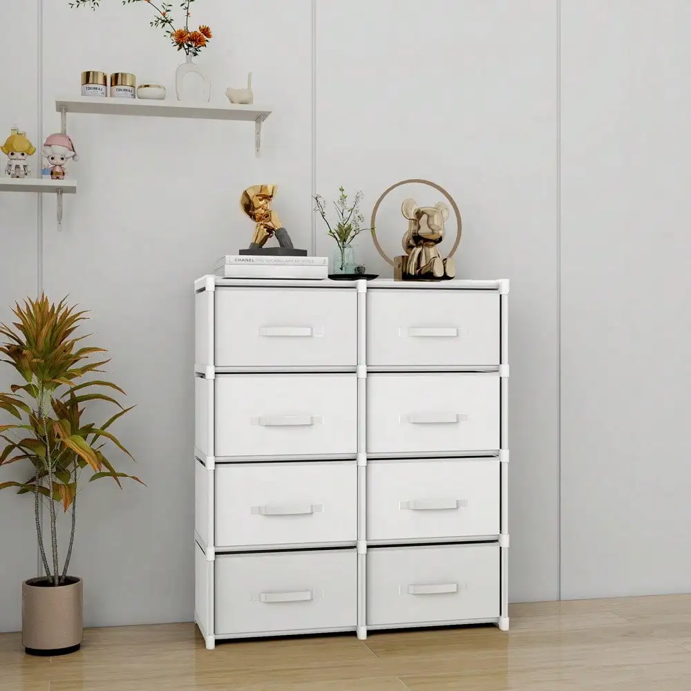 Portable Wardrobe, Wardrobe Organizer, Cube Storage Cabinet With Drawers, Dust-Proof Wardrobe, Shelves, Shoe Rack, Shoe Cabinet