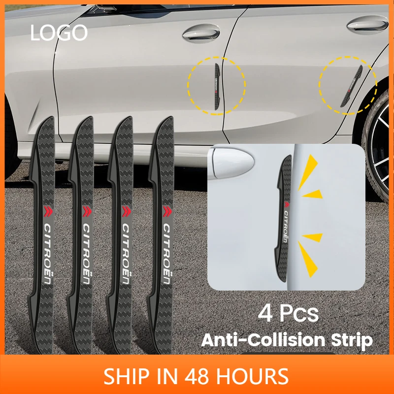 4PCS Car Door Edge Anti-Collision Protective Bumper Stickers