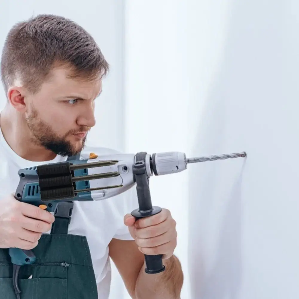 3/4 Holes Drill Bit Holder Drill Add-on Quick Change Rubber Bit Storage Clip Wear-resistant Self-adhesive