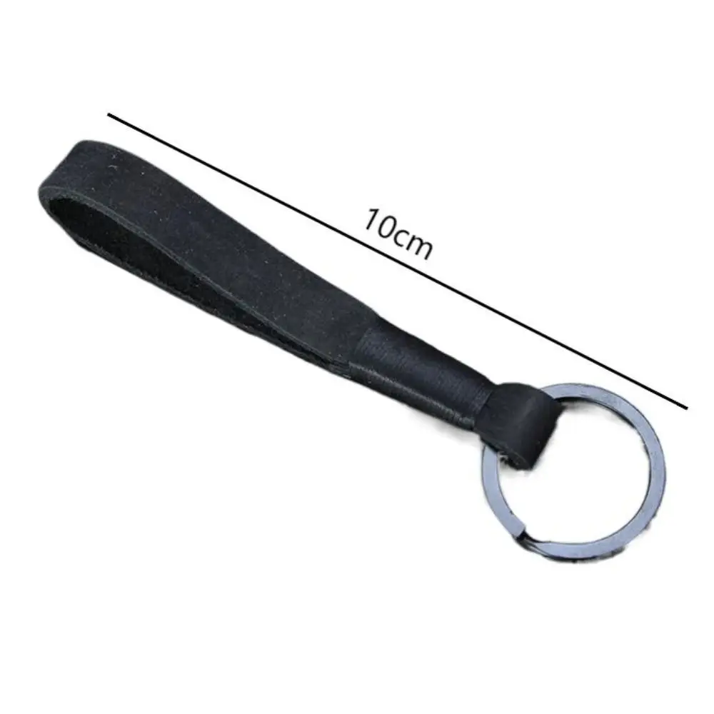 Retro Handmade Real Leather Cowhide Rope Keychain Metal Key Chains Men or Women Key Holder Key Cover Auto Keyring Gifts