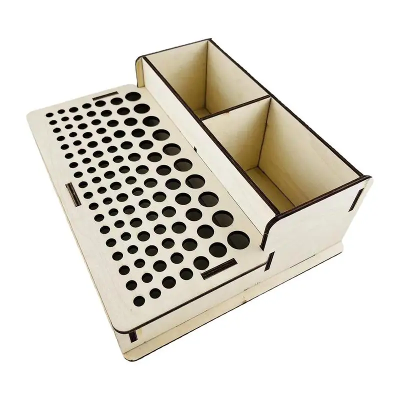 Beech Wood Leather Craft Tool Organizer Rack
