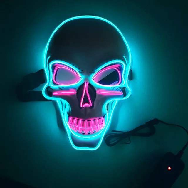 할로윈 LED 무서운 마스크