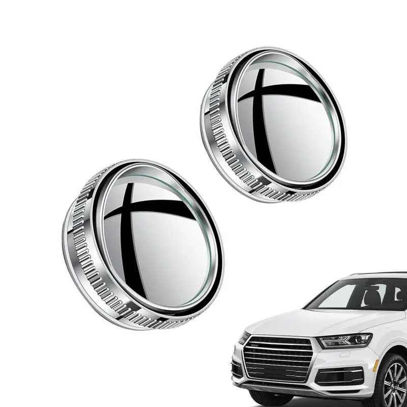

Side Mirror Blindspot Convex Mirror 360 Wide Angle HD Glass 2 Pack Rear View Mirror Adhesive For SUV Trucks Automotive Exterior