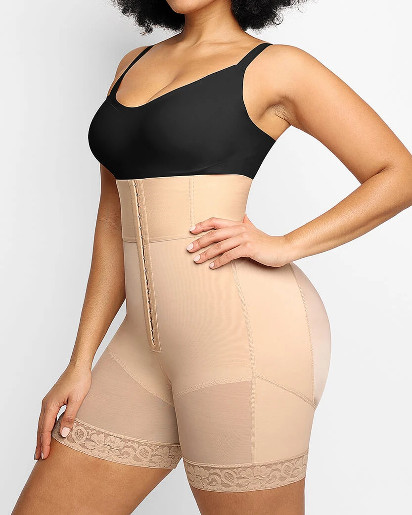 3 Boned Sculpt High Waist Booty Shorts Fajas Reductoras y Modeladoras Para mujeres Waist Trainer Body Shaper корсет женский