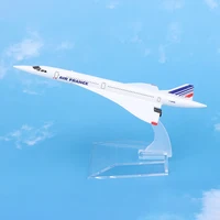 1:400 Concorde Air France Airplane Model Airliner Alloy Diecast Air Plane Model Toys Collection Home Decor Miniatures 1