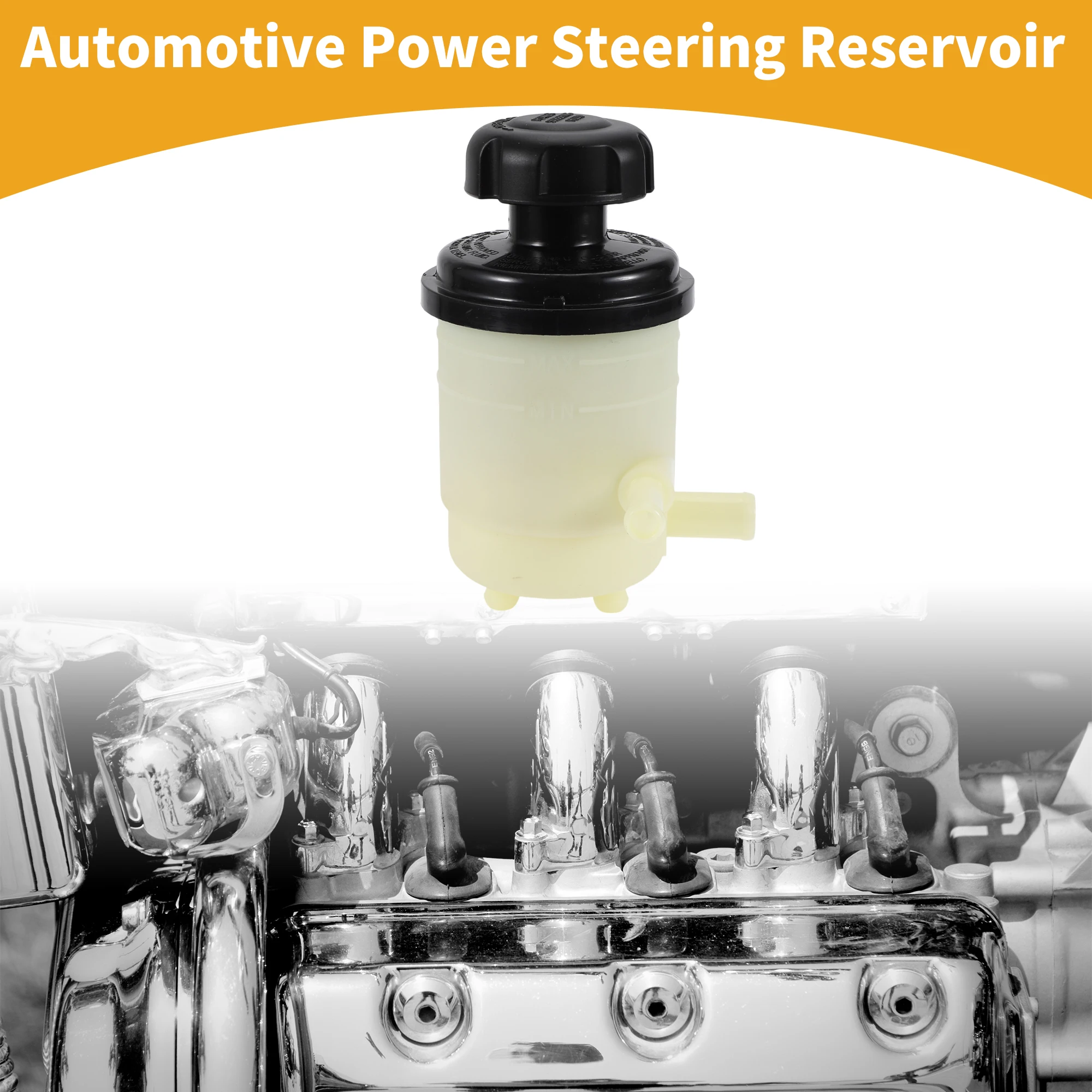 UXCELL Automotive Power Steering Reservoir No.5717638010 for Hyundai Santa Fe 2001 2002 2003 2004 2005 2006