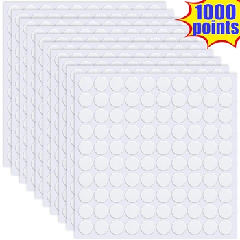 Autocollants muraux à points de colle pour fixation de ballons, 1 à 10 feuilles, décoration de fête d'anniversaire, mariage, noël, Film en aluminium, accessoires Globos 1