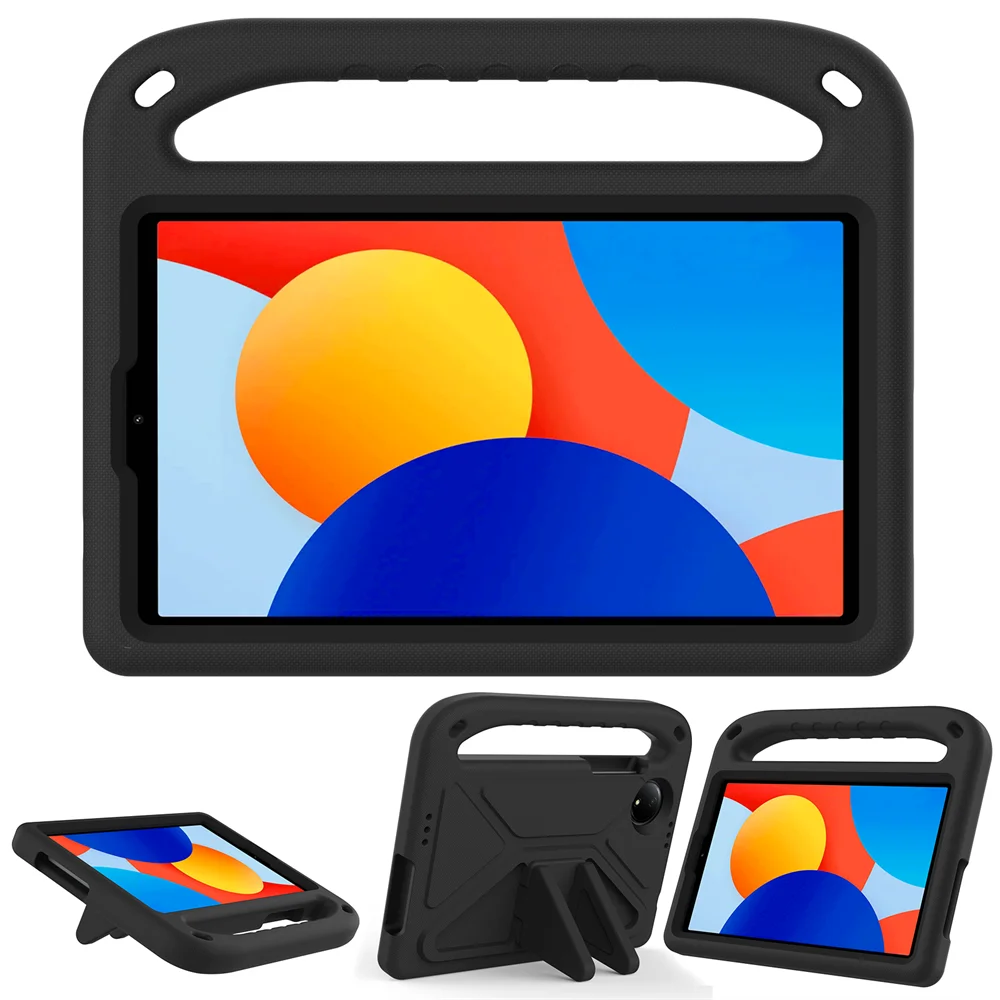 thumbnail image 2 of Elitegadget Case For Onn 10.1 Inch Tablet (2024 Model) Gen 4 - Shockproof Lightweight Protective EVA Kids Kickstand Cover Case 1 Stylus (Black 2 of 10