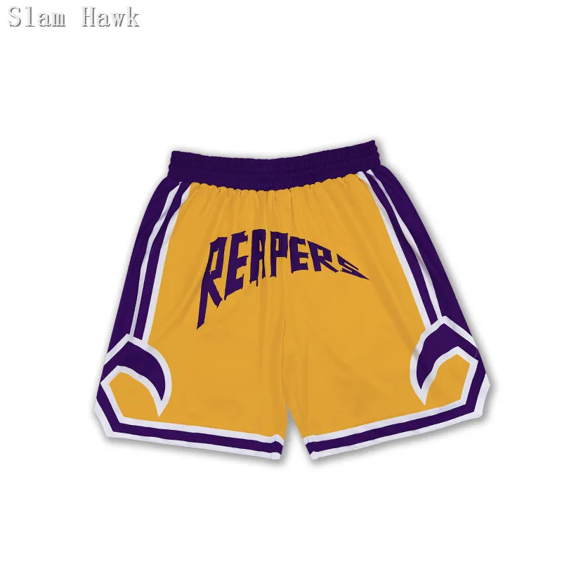 Marca 23# Alleyoop Bone Collector REAPERS America EUR Diseño Camisetas Camisetas de baloncesto de Street Ball SET Camisetas Pantalones