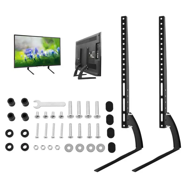 Mesa Pedestal Monitor Stand Lcd Led Flat Screen Suporte tv Mount Vesa Mount