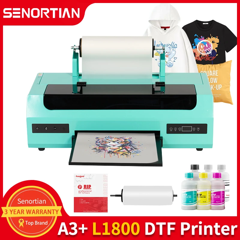 

A3 DTF Printer DTF Transfer Printer For Epson L1800 DTF Transfer Printer DTF Film For Jeans Hoodies A3+ T-shirt Printing Machine