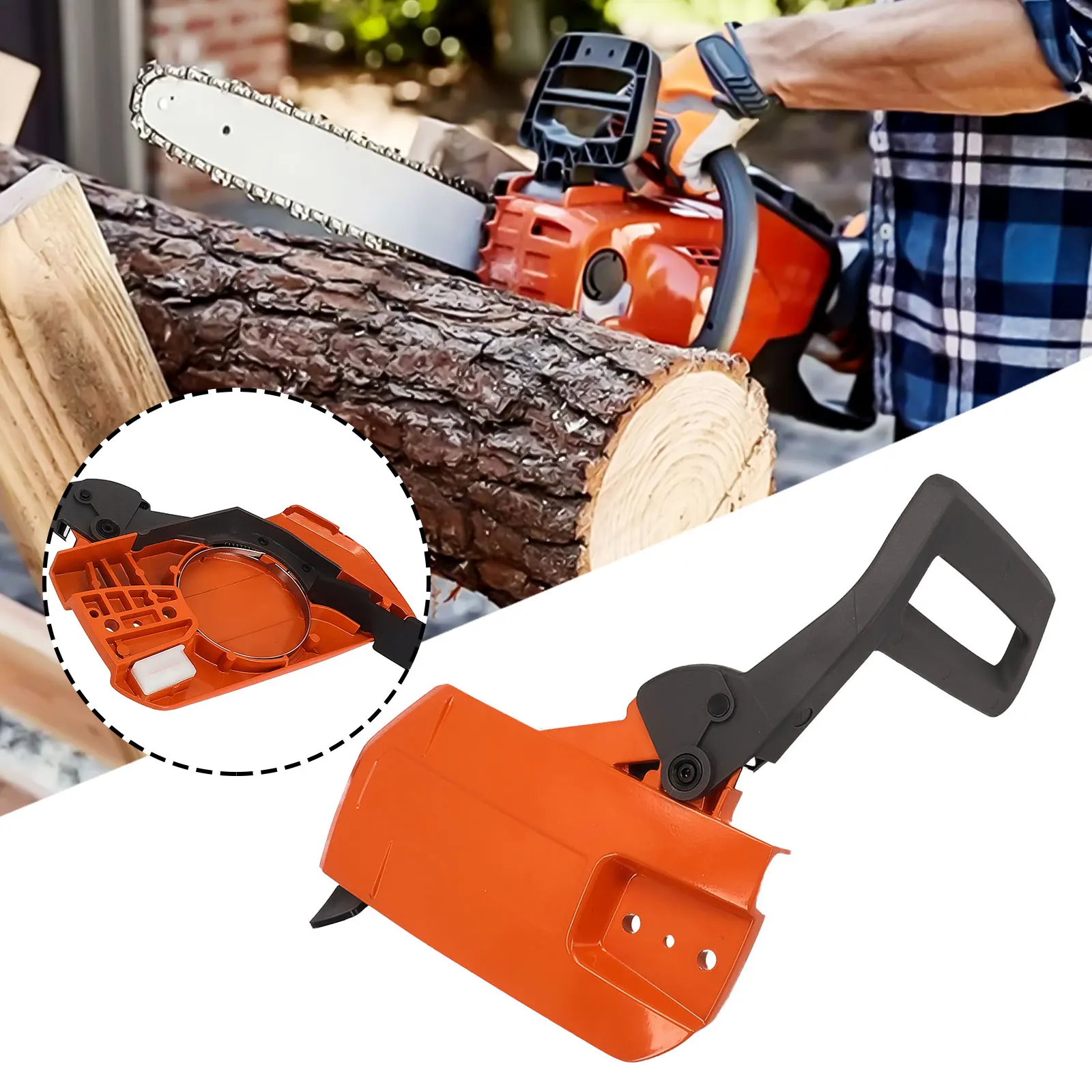 

Крышка цепной звездочки для Husqvarna 281 288 бензопилы 503 74 67-02, крышка цепи тормоза сцепления, крышка сцепления, тормозной диск в сборе