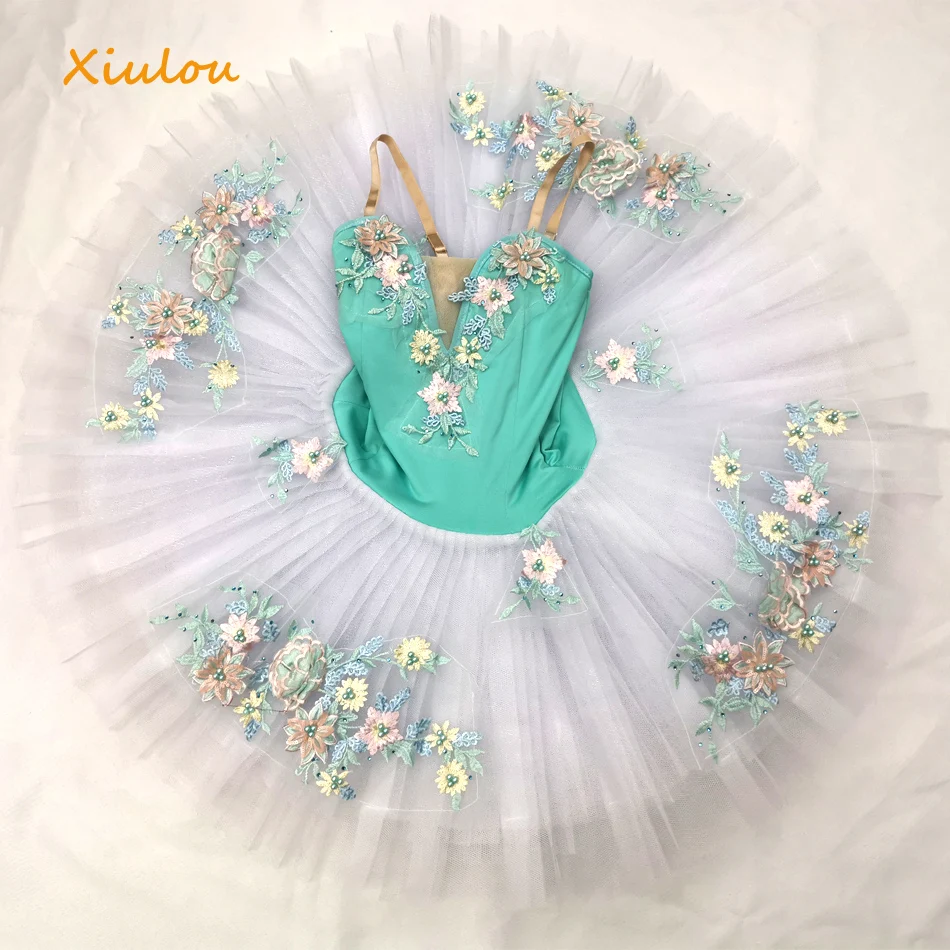 White Professional Ballet Tutu Kids Girls Ballet Tutu Adulto Women Ballerina Party Adulto Ballet Dance Costumes for Girls