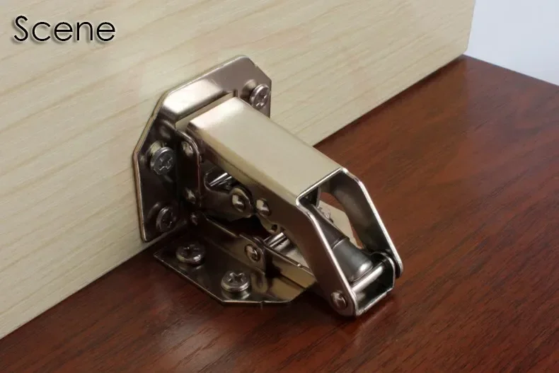 Description Picture 3 of itemFurniture Hardware Cabinet Hinge 90 Degree No-Drilling Hole Cupboard Door Hydraulic Hinges Soft Close With Screws