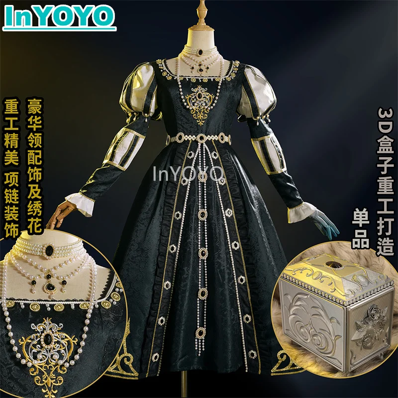 

InYOYO Journalist Alice Dross Cosplay Costume Game Identity V Eternal Survivor New Skin Lolita Party Dress Uniform Halloween Out