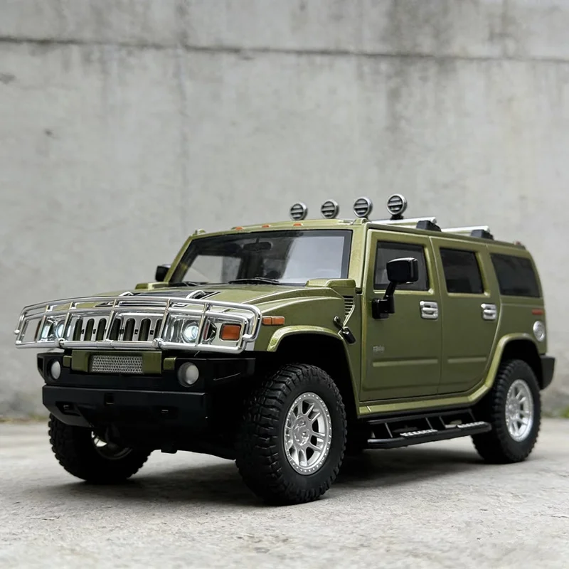 1/18 HUMMER H2 Highway 61 SUV Alloy Car Model Diecast Metal Off