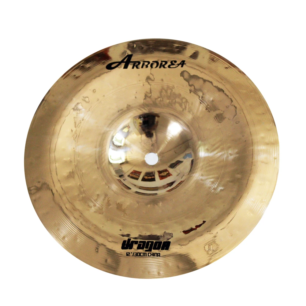 B20 Handmade Cymbal Dragon Series 12" China Cymbal for Drum Set