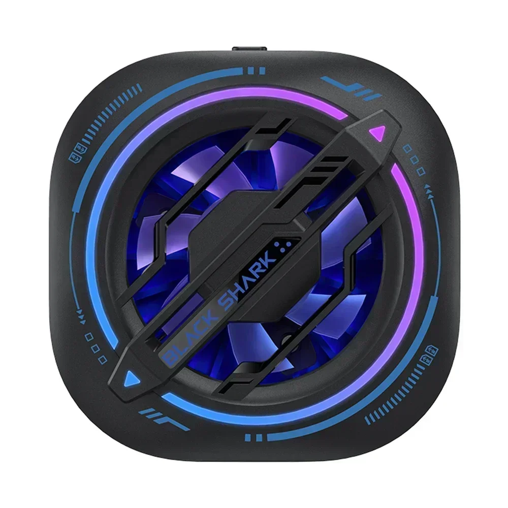 20W Black Shark 3Pro 자기 모바일 라디에이터 지능형 온도 제어 iOS 안드로이드 셀 쿨러 용 조정 가능한 RGB 라이트