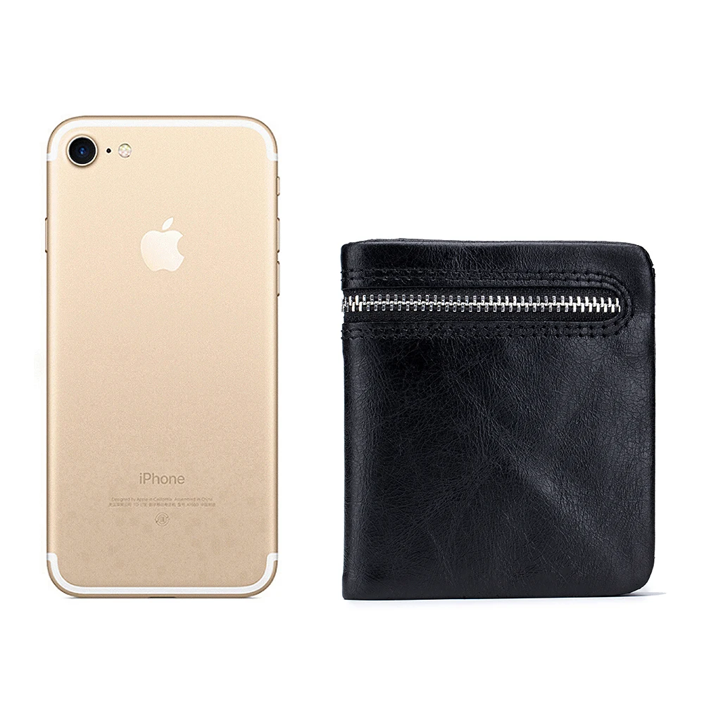 Men's brief paragraph small purse thin vertical small pocket wallet restoring ancient ways of Europe and America