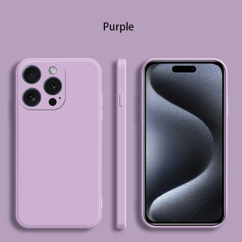 Premium Liquid Silicone Shockproof Phone Case - Enhanced Protection