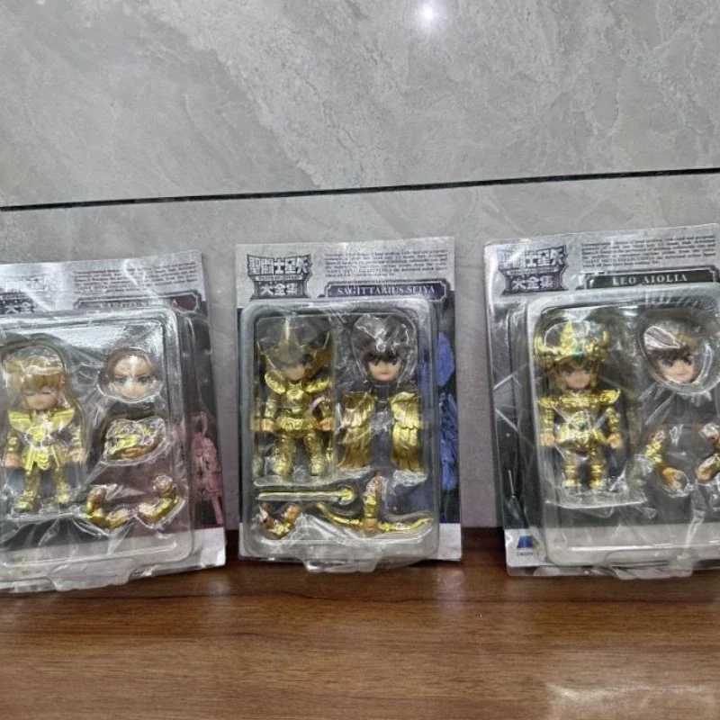 

Лидер продаж 2024, искусственная версия мультяшной фигуры Сен-Сейя, шарнир Лев Стрелец Девы, подвижная модель, фотоподарок