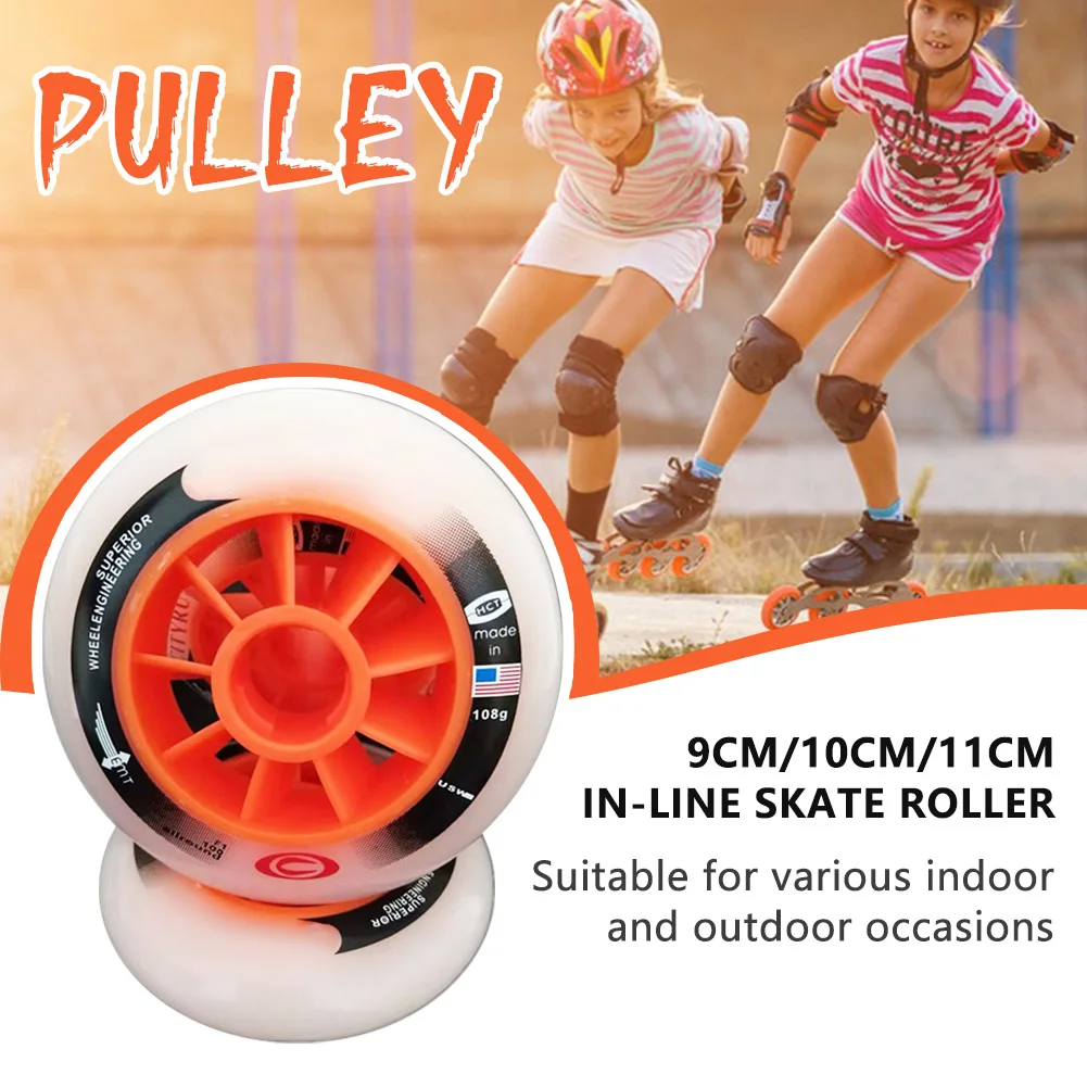 

High Elastic In-line Skate Roller Bearing In-line Skate Wheels Skate Shoes Replacement