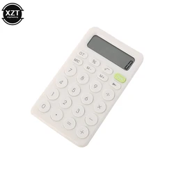 Compact Large-Button Financial Calculator for Business and Education (WHITE)