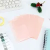 A7 5Pcs Colorful Binder Pockets Binder Zipper Folders for 6Ring Notebook Divider Page Waterproof PVC Leaf Document Filing Bag 6