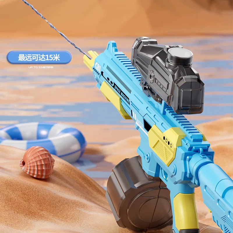 M416 Hand Electric Grenade Space Water Gun Dual Mode UZI  Large Capacity Ultra Large Electric Continuous Shooting Pink Water Gun 4