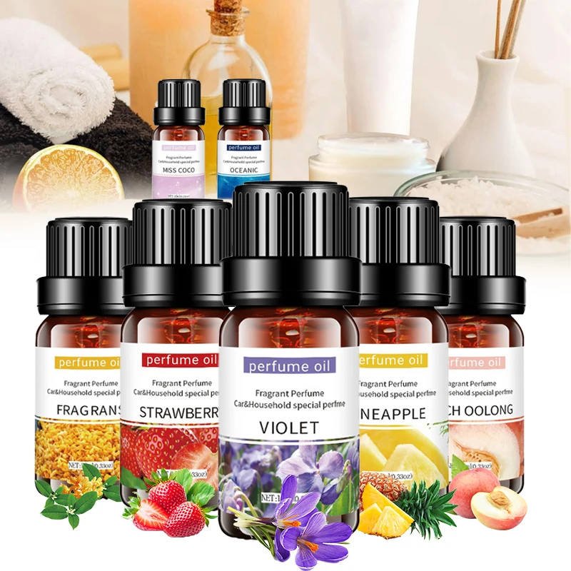 Aromatic Essential Oil Blend - Eucalyptus, Rose, Freesia, Gardenia, Vanilla, Peppermint (10ml)
