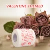 Printed Tissue Valentine Decor Toilet Heart-shaped Printing Decorative Paper Bathroom Accessory 6