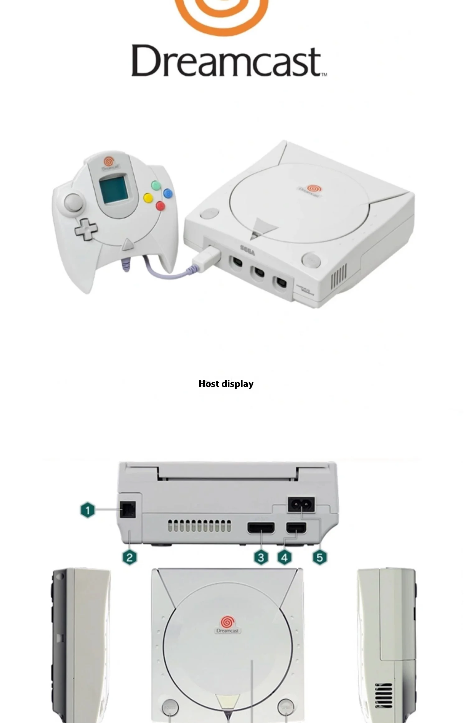DREAMCAST - SEGA DREAMCAST - 2 Manettes et Carte Mémoire - FR - Propre EUR 141,00 - FR