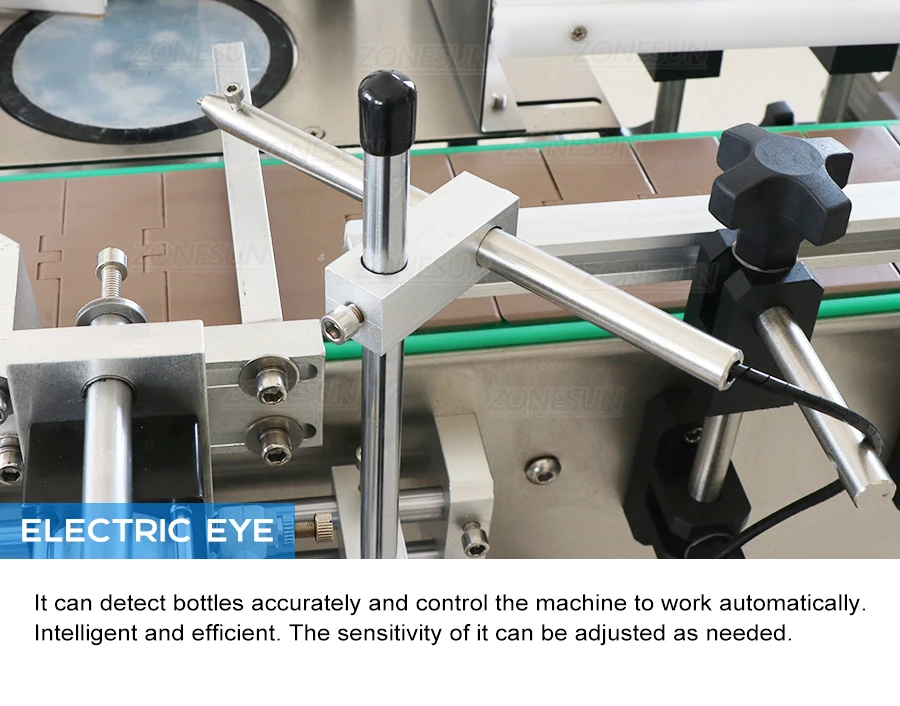 ZONESUN ZS-TB550 Automatic Labeling Machine for Round Irregular Polygonal Hexagonal Bottle Jar Plastic Glass Packaging Line