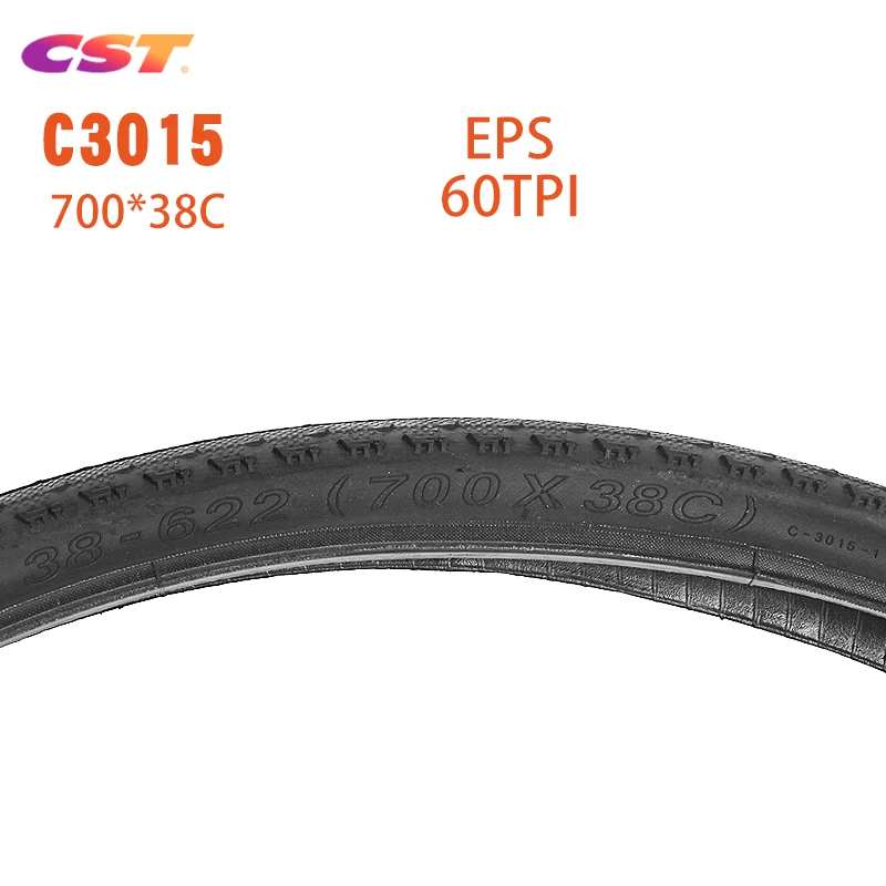 CST-Ultralight Stab-Resistant Road Bike Tires, Bicycle Accessories, 60TPI, 700 * 38C, C3015, 38-622