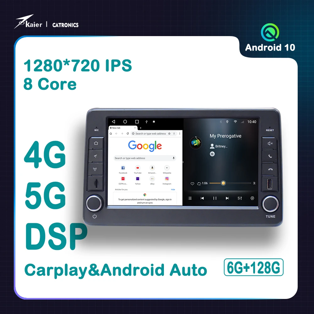 Android 10 OCTA CORE DSP For Renault Arkana DUSTER 2020 Car Dvd