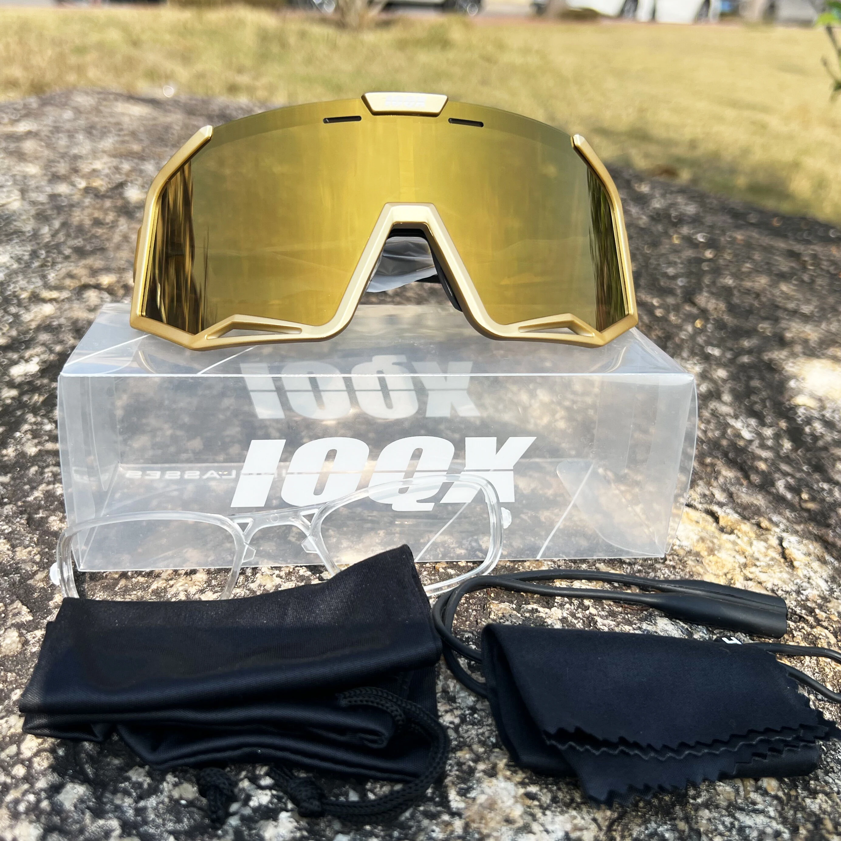 IOQX polarized Outdoor Sports Cycling Glasses Gafas MTB Bicycle Eyewear Peter Goggles