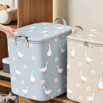 100/140/180L Vestiti Trapunta Sacchetto di Immagazzinaggio Per Uso Domestico Grande Capacità Trapunta Scatola di Immagazzinaggio Armadio Non tessuto Abbigliamento Bagagli In Movimento 1