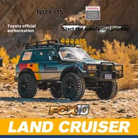 Fms New 1/10 Fcx10 Toyota Land Cruiser Lc80 Four-Wheel Drive Off-Road Climbing Vehicle Dual Speed Linkage Light Group Boy Gift 1