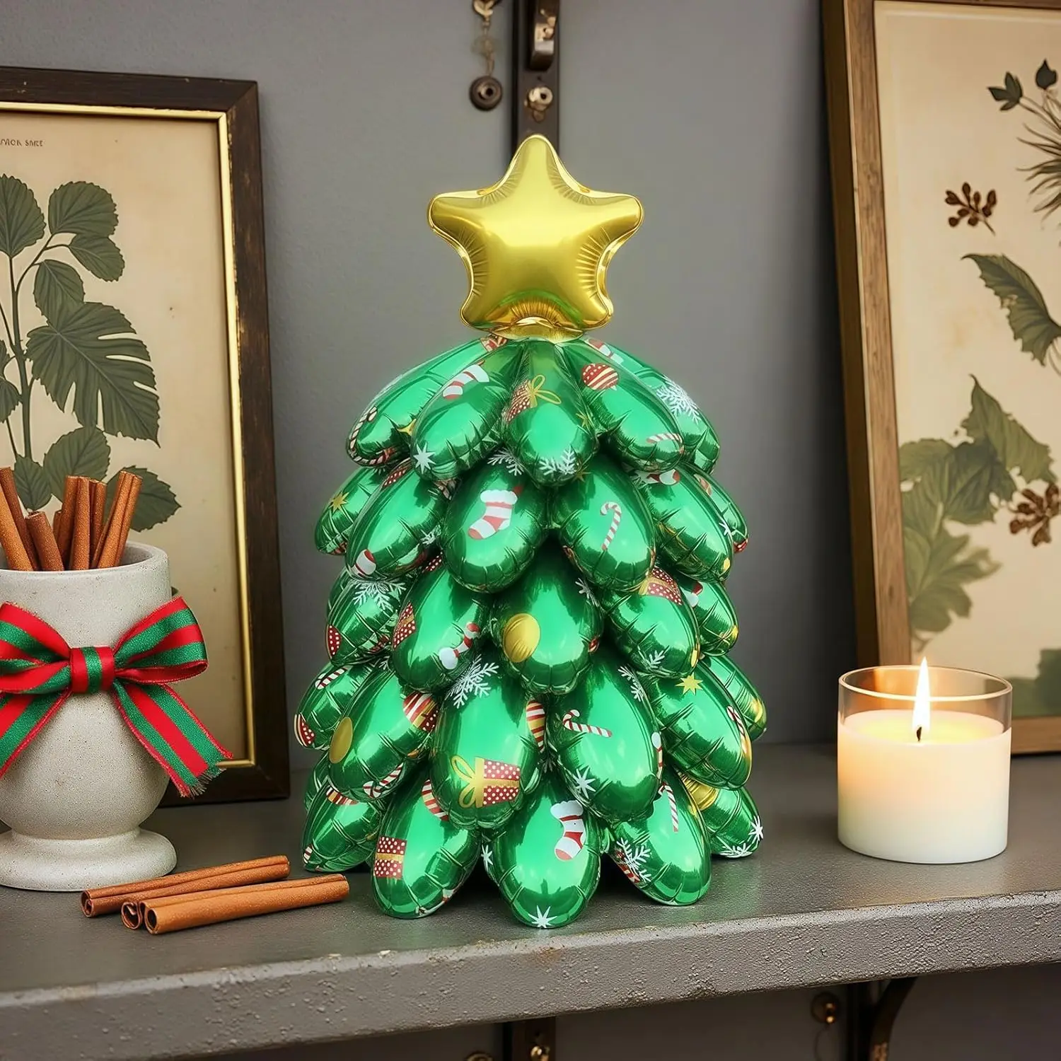 Christmas Party Balloons Decorations Large Snowman Santa Claus Christmas Foil Balloon for Home New Year Party Decor Supplies