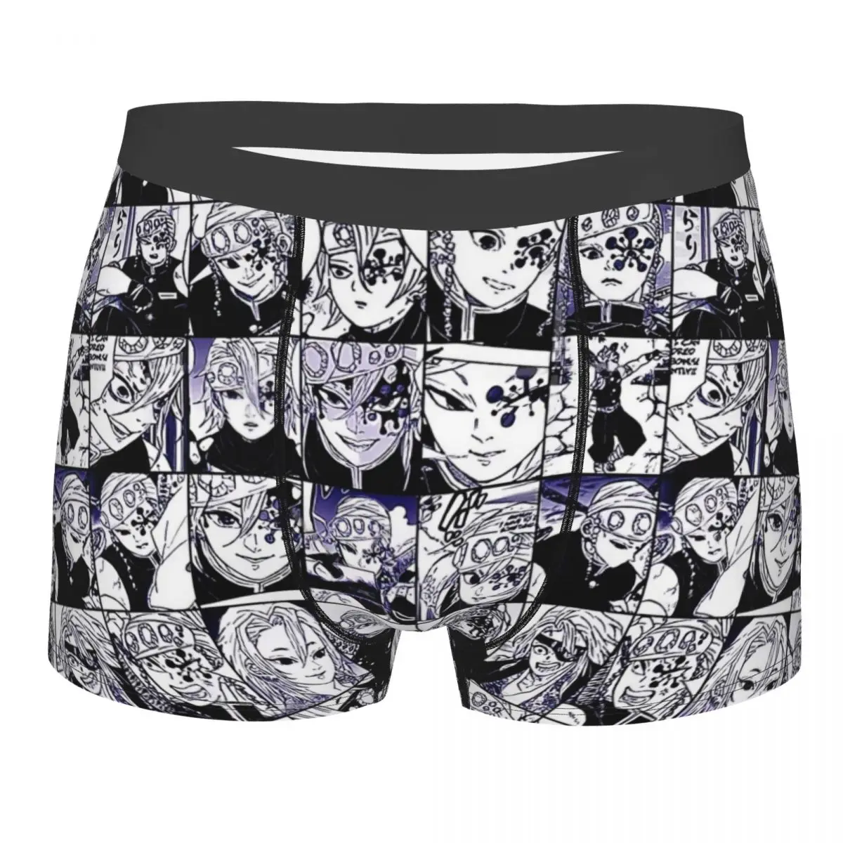 

Kimetsu No Yaiba,Tengen Uzui Underpants Breathbale Panties Male Underwear Print Shorts Boxer Briefs