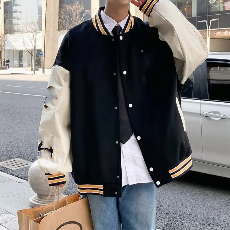 

New Baseball Jacket Men's Spring and Autumn Summer Tide Brand Loose Everything Clothes Ins Port Wind Fashion Casual Couple Coat