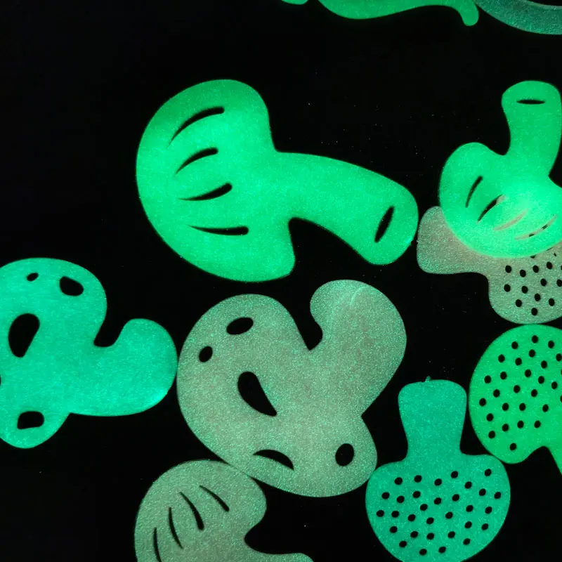Luminous Wall Sticker Butterfly and Flower Room Decoration for Girls Glow in the Dark Fluorescent Sticker