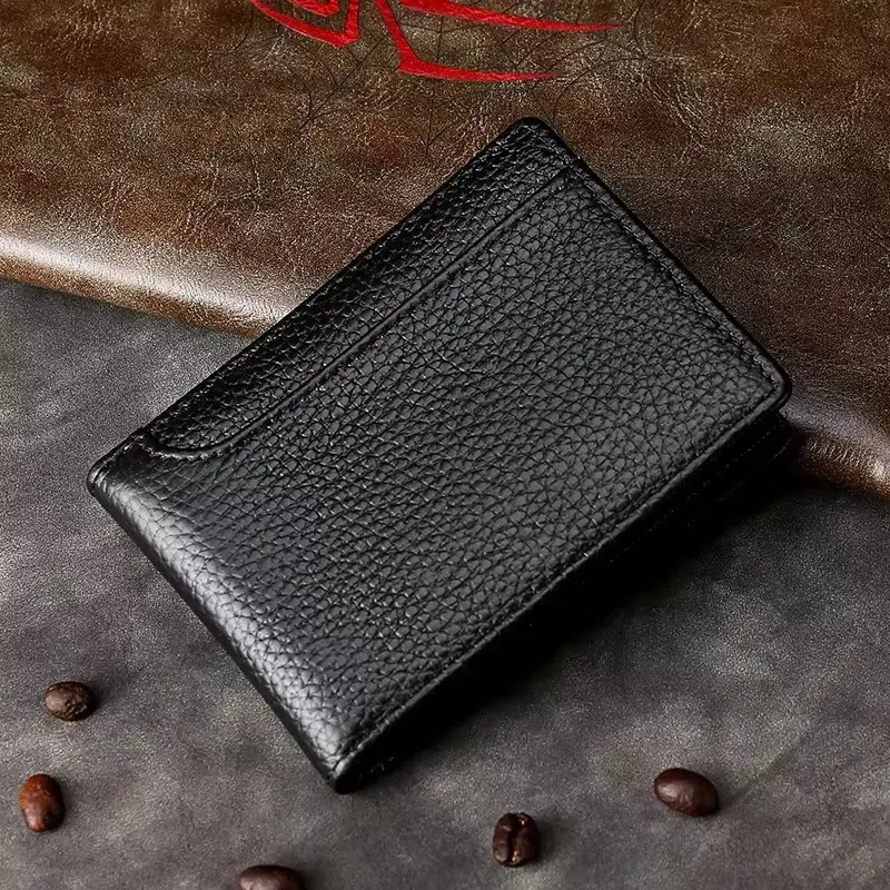 8*10.5cm Real Leather Drivers License Wallet for Men Top Quality Card Holder for Driving License Trifold