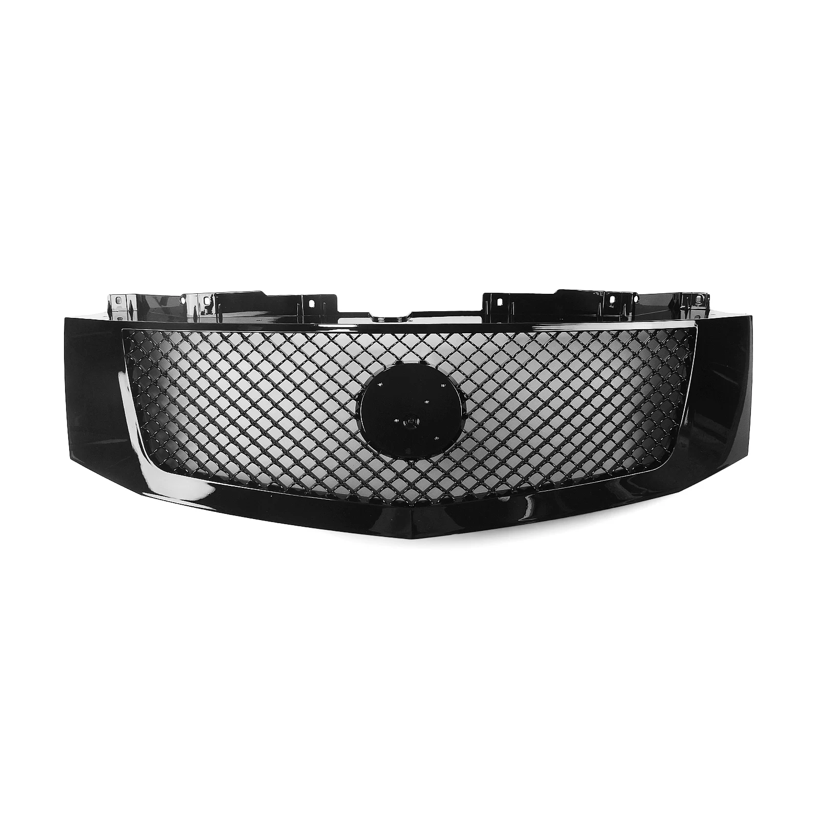 MOONSPORT 2x Front Grille & Trim In Satin Nickel Chrome For 2013-2014 Cadillac ATS | Replaces 22787973