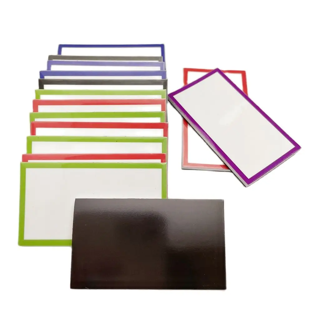 adesivo reutilizável para Whiteboard Magnetics, Tags de nome, 53x30mm, 36Pcs