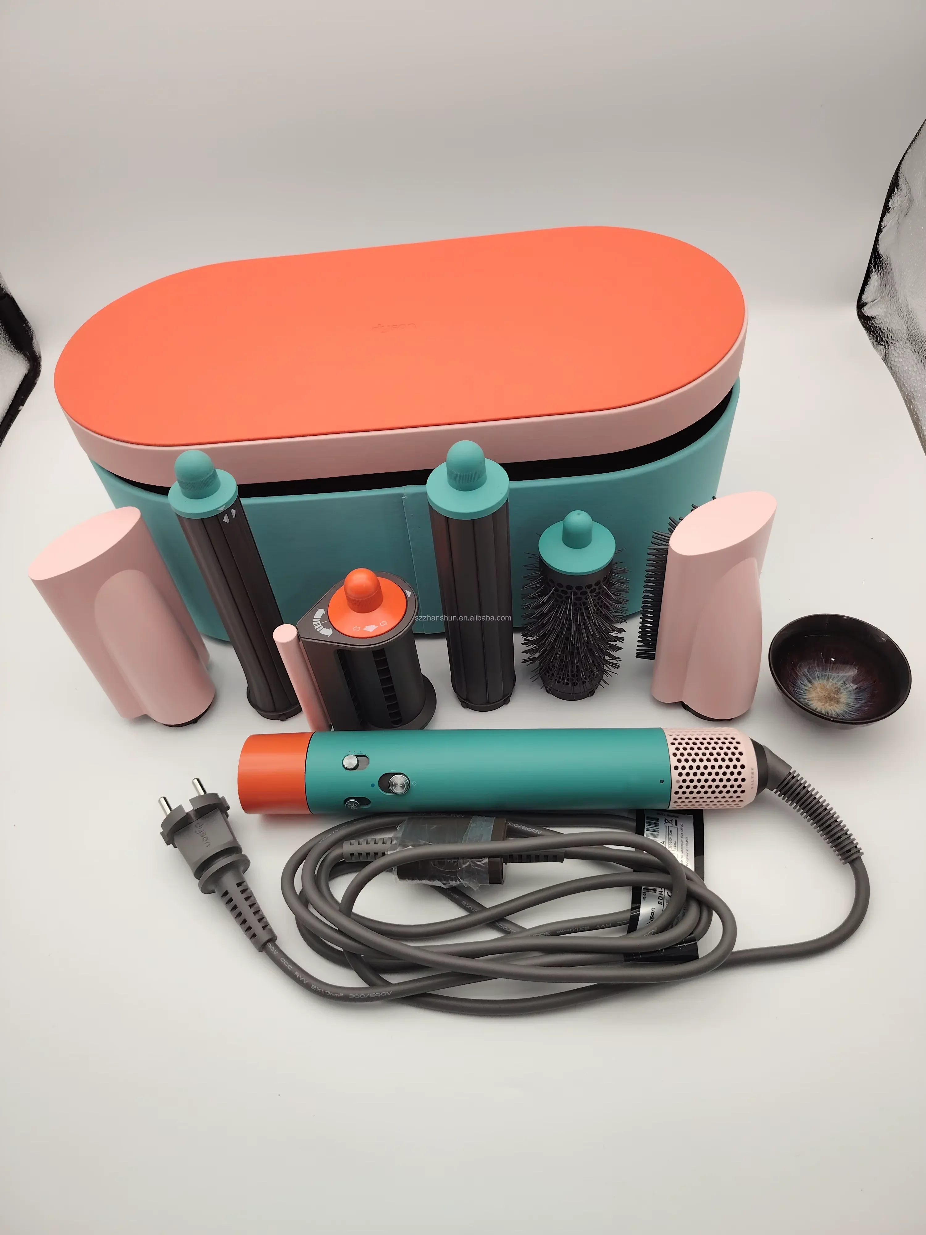 Quick dry hair Curling iron Straightening comb Smooth anti-frizz dual use