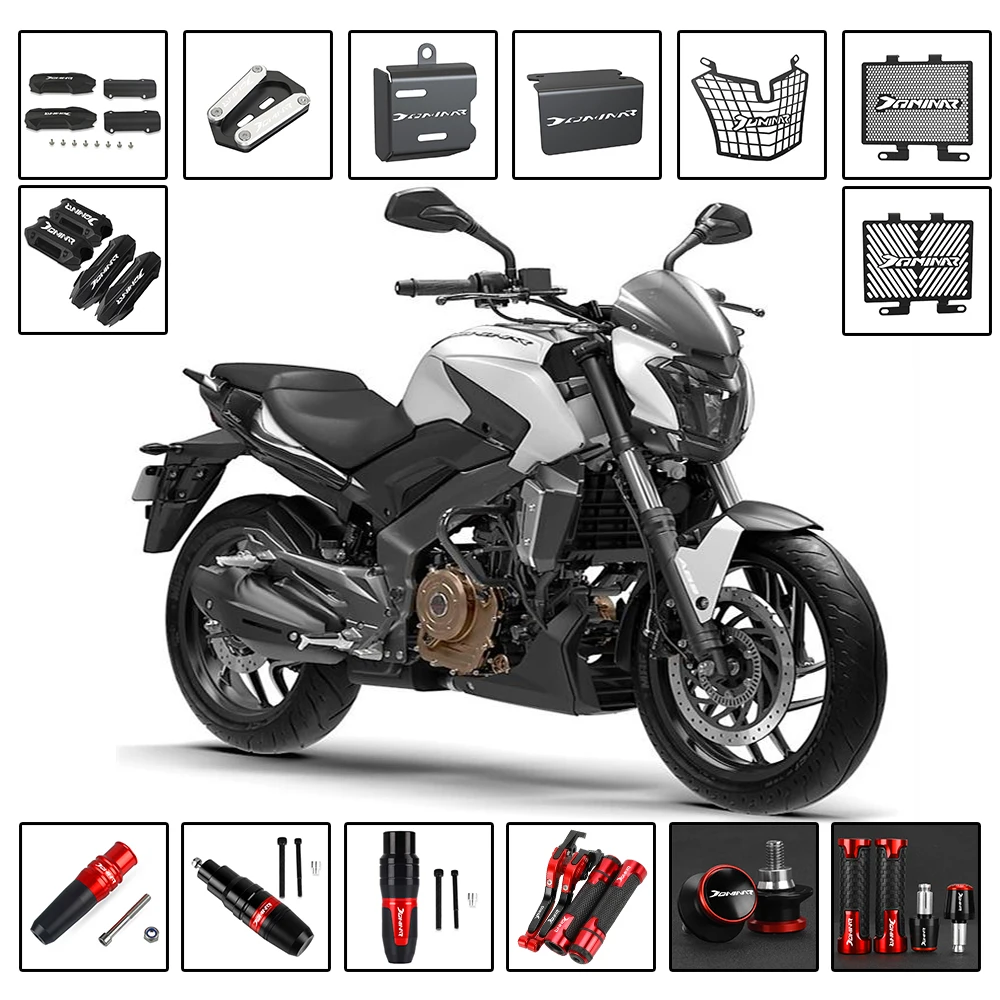 

Motorcycle Accessories For BAJAJ DOMINAR 250 DOMINAR 400 2017-2023 NEW Radiator Grille Guard Cover And Headlight Guard Protector
